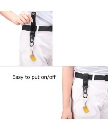 Magarrow Tactical Keychain Belt Clip - Molle Strap Webbing Attachment with Snap Hook - 2pcs - Black | International Shipping Available - Buy Online on GoSupps.com