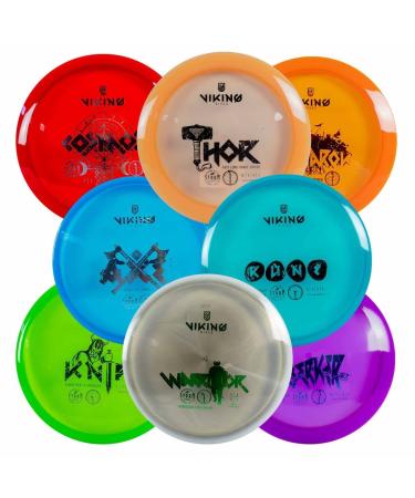 Viking Discs 8-Disc Set in Storm Plastic - Disc Golf Equipment Bulk Set