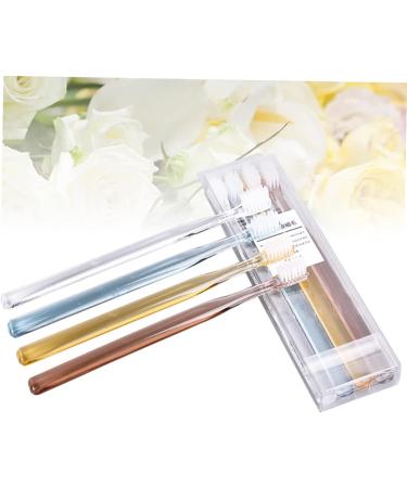 Healeved 24 Pcs Ultra Soft Toothbrush Set - Compact Clear Handle for Adults & Kids - Various Colors - Ideal for Travel & Daily Use - Buy Online on GoSupps.com