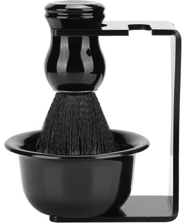 Boxwizard 3 Piece Beard Shaving Brush Set - Premium Bowl Holder for Men's Grooming & Hair Care - Buy Online on GoSupps.com