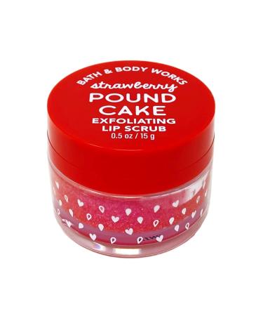 Bath & Body Works Strawberry Pound Cake Exfoliating Lip Scrub - 0.5 oz