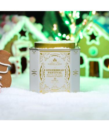 Harney & Sons Gingerbread Festival Black Tea - Ginger & Cinnamon Blend - Buy Online on GoSupps.com