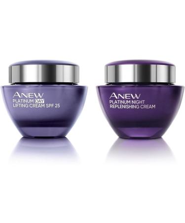 Avon Anew Platinum 60+ Day & Night Moisturizing Cream Set with SPF25 - Buy Online on GoSupps.com