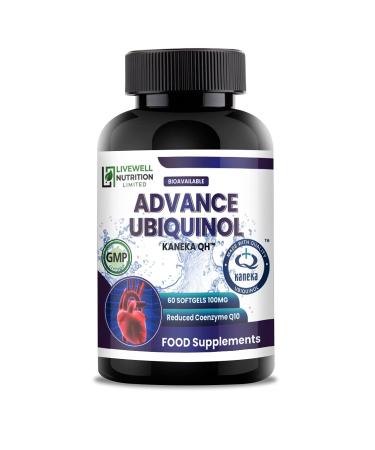 Ubiquinol Kaneka QH (100MG 60 Softgels) Pure Encapsulation High Potency Naturally Fermented Reduced Form of Co Q10 Easy to Swallow 60 Count (Pack of 1)