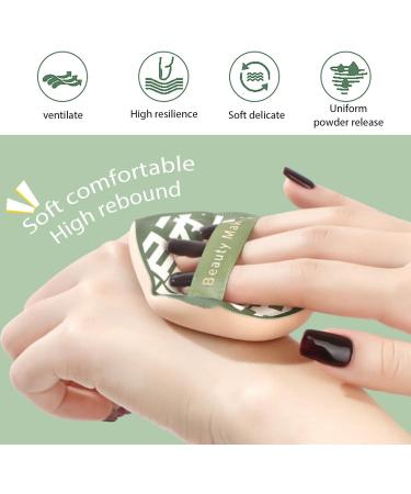 1 Piece Makeup Sponge Professional Makeup Puff Makeup Tool Accessories Beauty Sponge Soft Suitable for Liquid Foundation Air Cushion Loose Powder - Buy Online on GoSupps.com