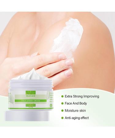 Kojic Acid Face Cream - Moisturiser Face Women - Kojic Acid Skin Lightening Cream for Dark Skin - Moisture Hydrate Smooth Tender Firm - Reduce Body Dullness Dilute Stain - Flawless Anti Freckle Aging - Buy Online on GoSupps.com