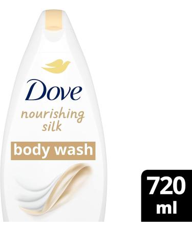Dove Nourishing Silk Body Wash microbiome-Gentle for softer smoother skin after one shower 720 ml Mild 720 ml (Pack of 1) - Buy Online on GoSupps.com