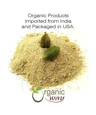 Organic Green Cardamom Powder - Flavorful Aroma | Organic & Kosher Certified | Non GMO & Gluten Free | USDA Certified | 8oz Pack - Origin India - Buy Online on GoSupps.com