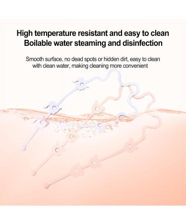 Silicone Pacifier Chain - Cute & Safe Pacifier Clips for Boys & Girls | Dental Aid from 3 Months - Buy Online on GoSupps.com