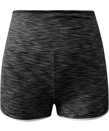 Women's Stretch Athletic Running Shorts | Workout Sport Pants | Sexy Yoga Shorts - 4XL Black - Buy Online on GoSupps.com