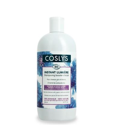 Coslys Shampoo for White and Silver Hair with Organic Centaury Extract 500 ml