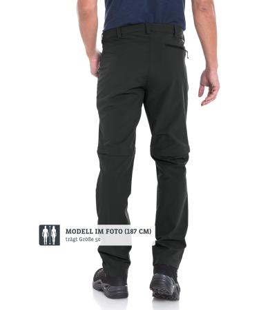 Sch ffel Men's Pants Folkstone Zip Off - Lightweight Versatile Hiking Trousers for Summer 54 Asphalt - Buy Online on GoSupps.com
