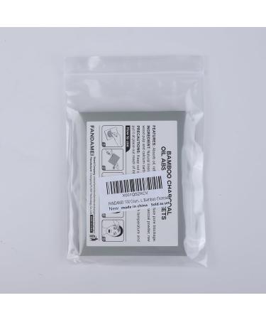 FANDAMEI 100 Counts Bamboo Charcoal Oil Absorbing Sheets for Oily Skin - Oil Control Film for Shine-Free Face, Pack of 1 - Buy Online on GoSupps.com