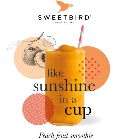 Sweetbird Peach Smoothie 1 Litre - Vegan Friendly - Buy Online on GoSupps.com