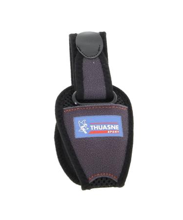 Thuasne Sport - Anti -Epicondylitis bracelet - tennis arm golf arm - silicone inlays - adjustable compression - CE medical device - black - size 1 waist 1