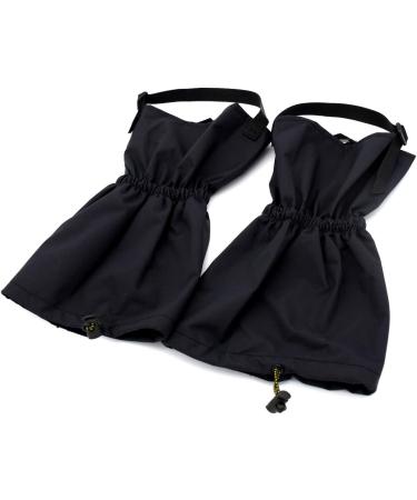 YMWALK Waterproof Hiking Leg Gaiters | Lightweight & Adjustable Snow Gaiters for Skiing Climbing & Hunting - Durable Black Leg Covers - Buy Online on GoSupps.com