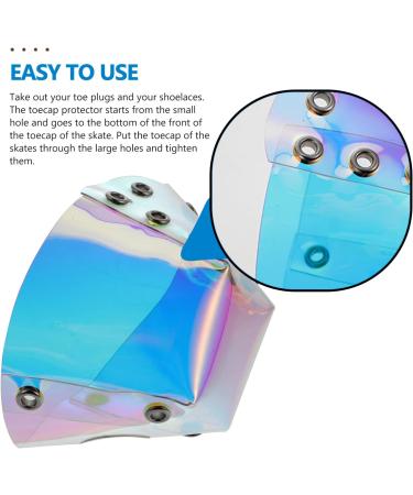 BESPORTBLE Rainbow Skate Guards - Universal Front Pads Cover for Skateboard Shoes (2pcs) - Buy Online on GoSupps.com