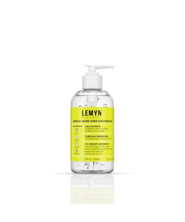Lemyn Organics Medical Grade Hand Sanitizer Gel - 97% ORGANIC - 8 FL.OZ. with PUMP - Buy Online on GoSupps.com