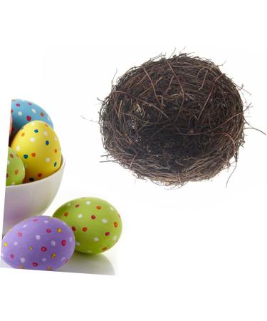 Buy WOFASHPURET Garden Rattan Flower Accessories - Natural Birds Nest Artificial Decoration (10cm) for Elegant Home D cor - Buy Online on GoSupps.com
