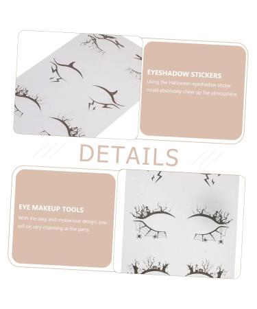 4 Pairs Halloween Eyeliner Stickers | Cat Eye Makeup Stickers for Easy Halloween Face Makeup - Buy Online on GoSupps.com