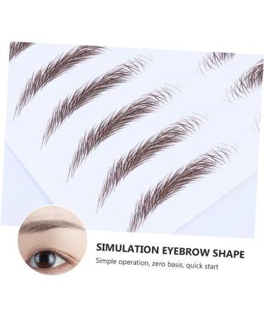 FOMIYES 15 Pcs Eyebrow Stickers Brow Transfers Artificial Eyebrow Temporary Brow Tattoos 6d Tool Water Proof - Buy Online on GoSupps.com