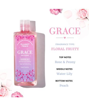 Body Wash with Aloe Vera - Hydrating & Moisturising Shower Gel for Men & Women | Vegan & Paraben Free | Long Lasting Fragrance | 250ml Rose & Peony - Buy Online on GoSupps.com