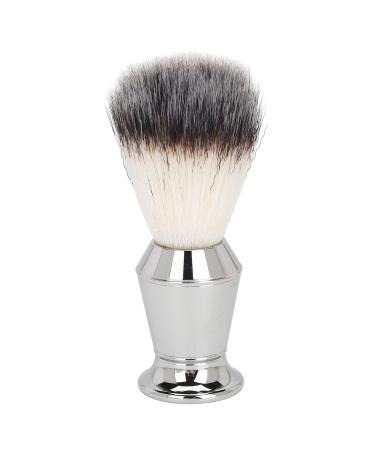 Shaving Brush for Men Fine Synthetic Fast Dry Beard Lather Brush for Men Gift Comfortable Grip Stainless Steel Efficient Cleaning Easy to Clean