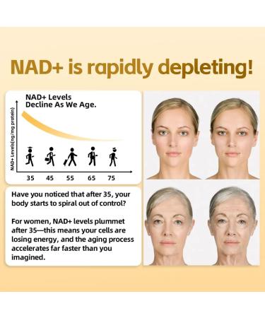 AIDEVI NMN 18000 480mg - 99% Pure Nicotinamide Mononucleotide Supplement with Resveratrol Nobel Laureate Developed Third-Party Tested Increased NAD+ Levels Healthy Aging 60-Day Supply 3pcs - Buy Online on GoSupps.com