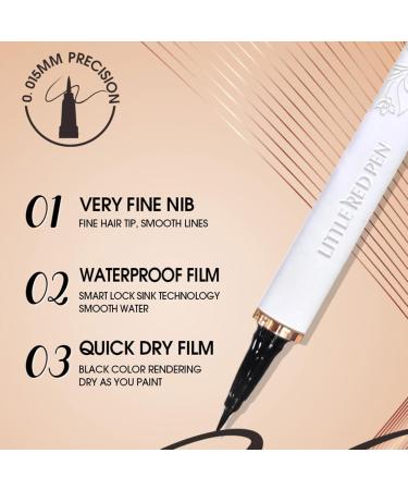 Waterproof eyeliner Long-lasting liquid primer Waterproof eyeliner pen for women girls dates holidays makeup cosmetics beauty - Buy Online on GoSupps.com