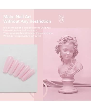 Aokitec 28g Dip Powder Thin Pink Thin Pink Color Nail Dipping Powder French Powder Pro Collection System Nail Art Starter Manicure Salon DIY at Home Odor-Free&Long-Lasting No Needed Nail - Buy Online on GoSupps.com