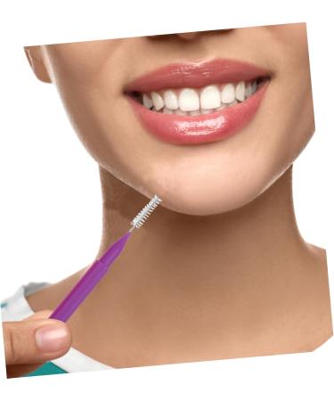 Solustre 100-Pack Picks & Travel Toothbrush - Floss Head Eyebrow Lamination Brush & Toothcare Essentials - International Shipping Available - Buy Online on GoSupps.com