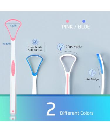 5PCS Medical Grade Tongue Scraper Set - BPA-Free, Great for Oral Care, Reduce Bad Breath - Adults and Kids - Buy Online on GoSupps.com