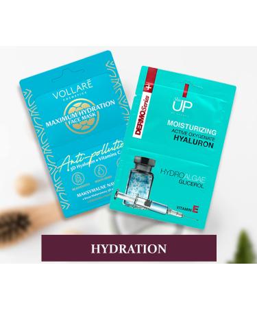 Face Mask Skin Care Collection - 7 Pack of Purifying Hydrating & Soothing Facial Masks | Beauty Set for All Skin Types - Buy Online on GoSupps.com