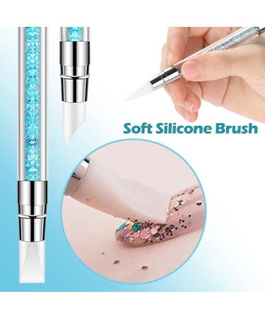 Buy 5-Pack Dual Tipped Silicone Rhinestone Nail Polish Carving Pen - Nail Art Sculpture & Dotting Tools for DIY Nail Art - Buy Online on GoSupps.com