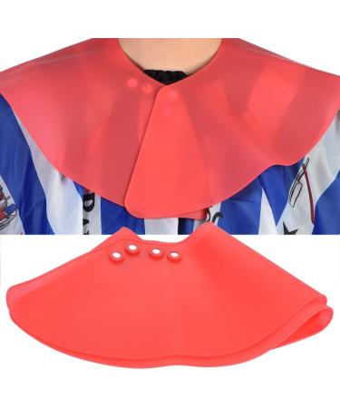 Yemirth Adjustable Hair Cutting Collar - Soft Silicone Magnet Buckle Shawl for Salon & Home Use - Red - Buy Online on GoSupps.com