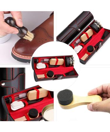 Holibanna Leather Shoe Cleaner Kit 1 Shoe Polish Care Suit Men's Shoes Travel Artificial Pu Leather Shoes Shoes Shine - Buy Online on GoSupps.com