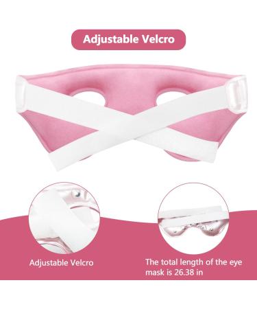 Gel Ice Eye Mask with Acupoint Magnets - Reusable Cold Hot Compress Therapy for Eye Strain Relief, Dark Circles, Puffy Eyes, Migraine - Buy Online on GoSupps.com