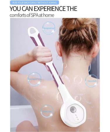 A2k Twenty Electric Massaging Bath Brush with 5 Removable Heads & USB Recharge - Waterproof Blue - Buy Online on GoSupps.com