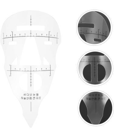 Didiseaon 3 Pcs Manicure Tools Make up Kit Eyebrow Tracer Makeup Ruler Lip Ruler Paint Pen Painting Pen Carved - Buy Online on GoSupps.com