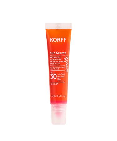 Korff Korff Sun Secret Smile Lip Color SPF30 teinte 02 Raspberry Pink 15 ml