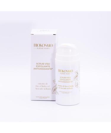BIOKOSMO italian roots - antioxidant exfoliating facial scrub purifying illuminating hydrating facial scrub 100 ML