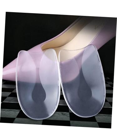 FRCOLOR U Shape Heel Pads - Transparent Cushion Insoles for High Heels | Plantar Support & Comfort - Buy Online on GoSupps.com