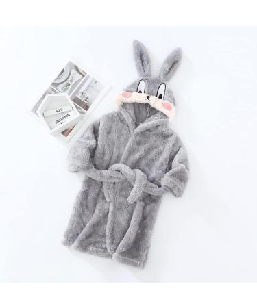 Shop Miyanuby Soft Flannel Baby Bathrobe - Adorable Animal Hoodie Nightwear for Boys & Girls (3-4 Years) - Perfect Gift! - Buy Online on GoSupps.com