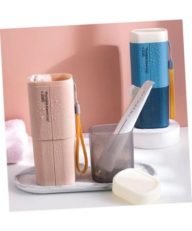 Beavorty 3-Piece Portable Toothbrush Storage Box & Toothpaste Case - Travel-Friendly Toothbrush Cups for Easy Organization - Buy Online on GoSupps.com