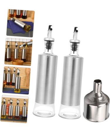 ABOOFAN 1 Set Glass Oiler Terrariums Glass Oil Pot Leak- Proof Ceiling Curtain Track Vinegar Cruet Dispenser Bottle Syrup Oil Dispenser Oilcan Leakproof Glass Vegetable Oil - Buy Online on GoSupps.com