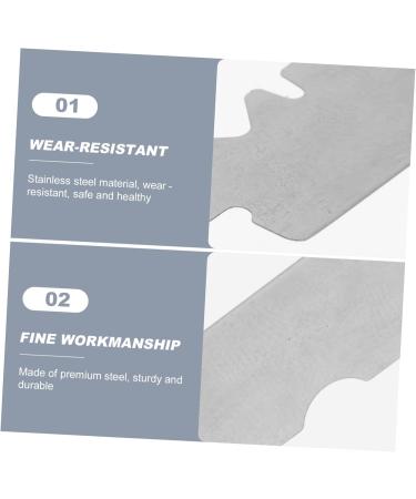 FRCOLOR 300 pcs Razor Blades for Men - Chrome Double Blade Straight Shaving Razors & Beard Shavers - International Shipping Available - Buy Online on GoSupps.com