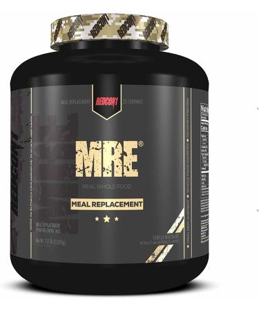 REDCON1 MRE Protein Powder Vanilla Milkshake - Meal Replacement Protein Blend Made with MCT Oil + Whole Foods - Protein with Natural Ingredients to Aid in Muscle Recovery (7 lbs)