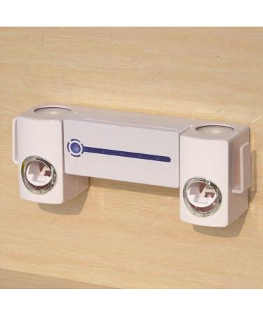 Qligha LED UV Light Toothbrush Holder & Sterilizer - Antibacterial Toothbrush Cleaner with 2 Cups for Bathroom Hygiene - Buy Online on GoSupps.com