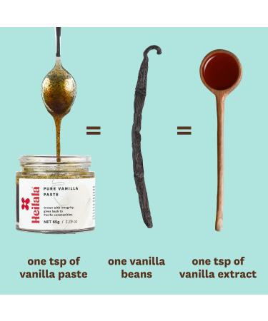 Heilala Vanilla Bean Paste - Gourmet Baking Paste with Real Ground Vanilla Beans - Buy Online on GoSupps.com