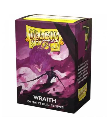 Arcane Tinmen Dragon Shield  Matte Dual Wraith Alaric: Chaos Wraith (Purple) 100 CT Standard Size - MTG Card Sleeves - Compatible with Pokemon & Magic The Gathering Card Sleeves (AT-15056)